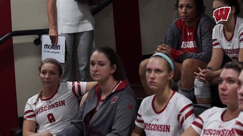 wisconsin volleyball locker room videos|Locker Room 360 